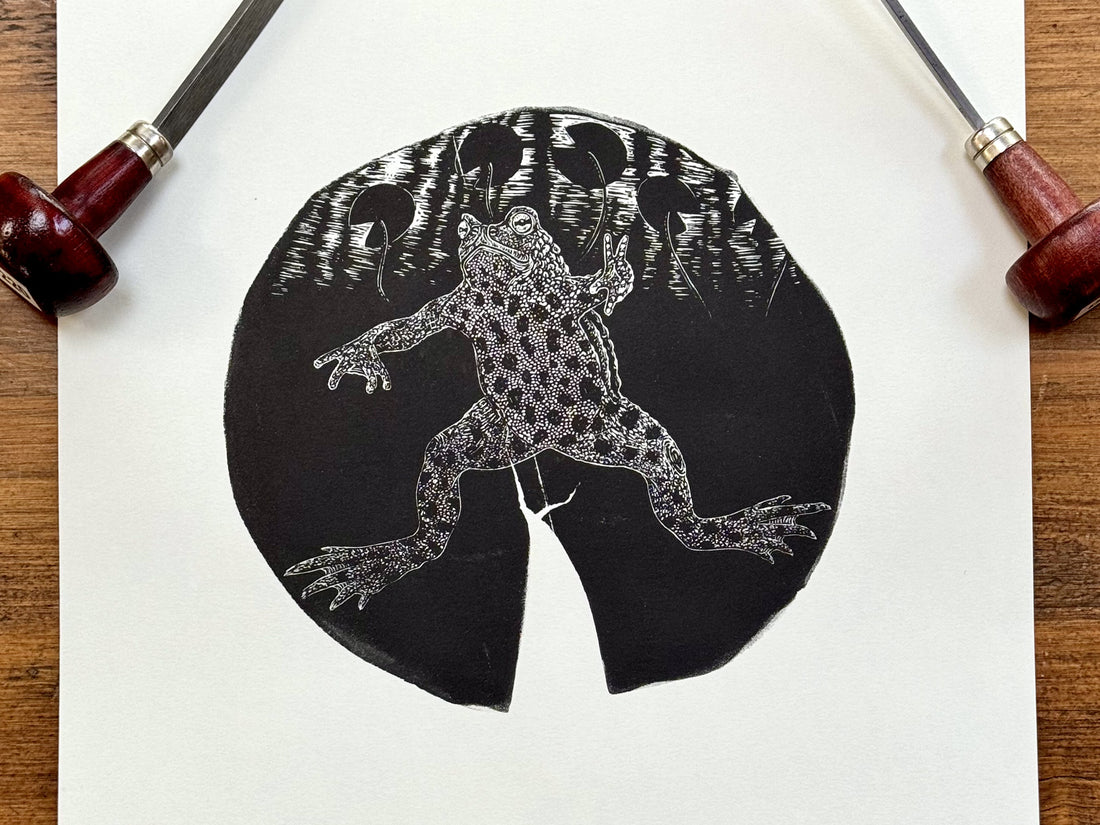 The making of 'Among the Lillies' wood engraving